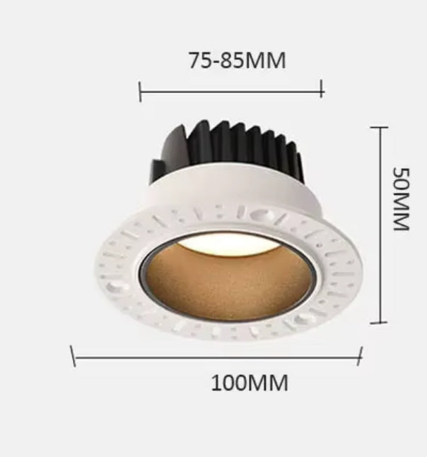 Détails Spot LED Encastrable Invisible noir – Moderne & Discret