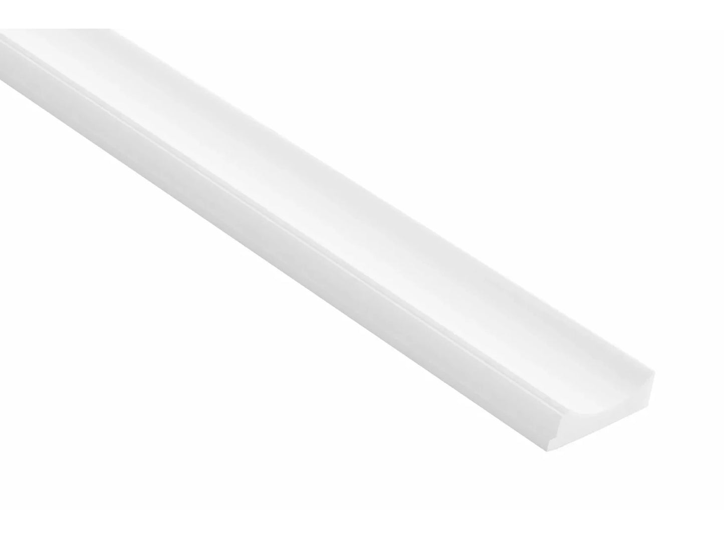 Extrémité droite de finition pour panneau mural Lumio WP002RT - profil blanc design en 200 cm Extrémité droite de finition pour panneau mural Lumio WP002RT - profil blanc design en 200 cm