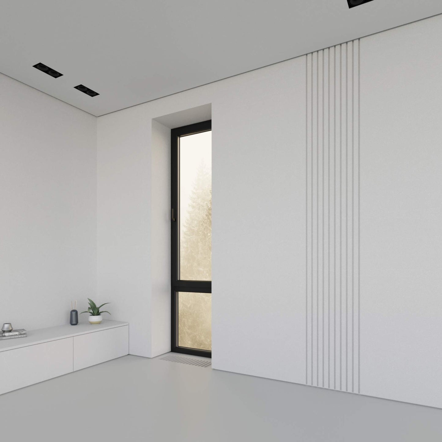 Application murale du profilé LED encastré en aluminium 13 mm pour un éclairage décoratif moderne