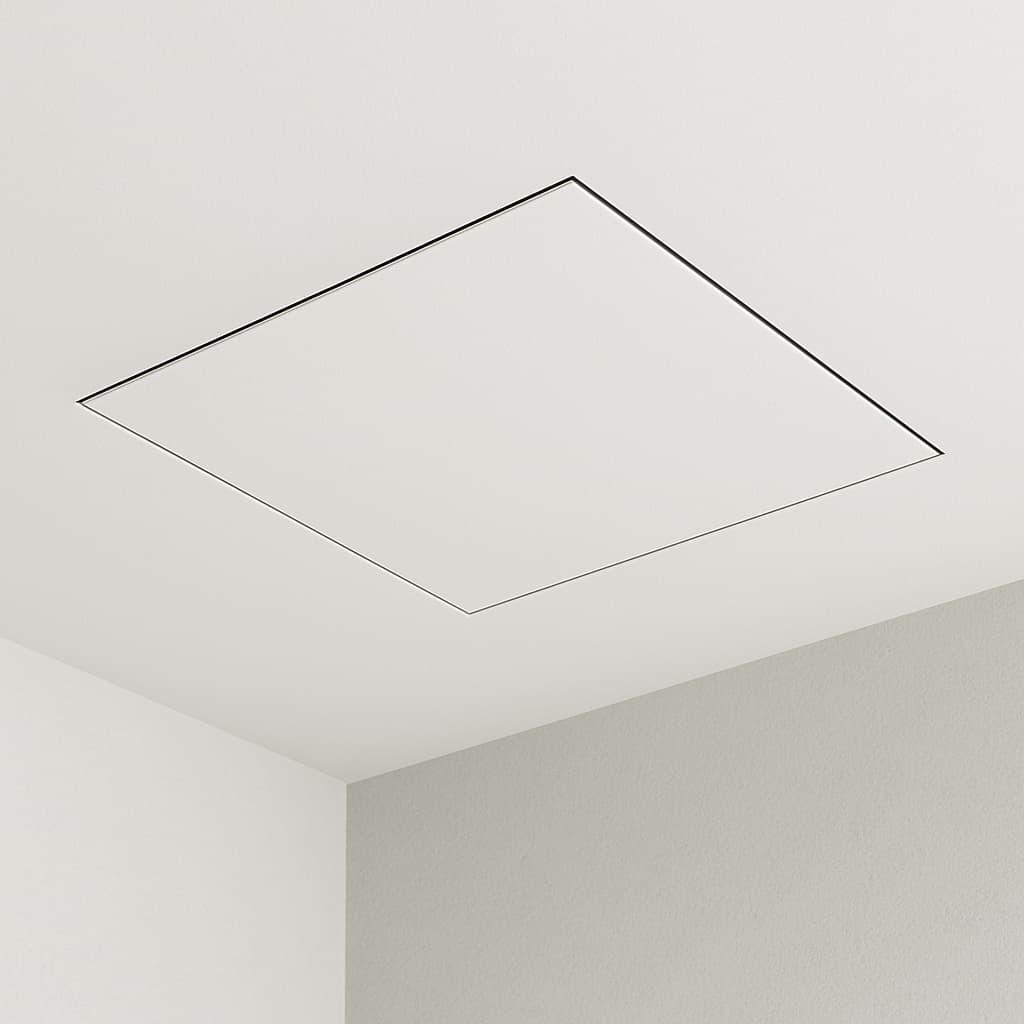 Trappes de visite affleurante en plaque de plâtre conçues pour s'adapter à des besoins variés, qu'il s'agisse de dimensions standard ou personnalisées. Ces trappes sont adaptées à une utilisation sur les plafonds
