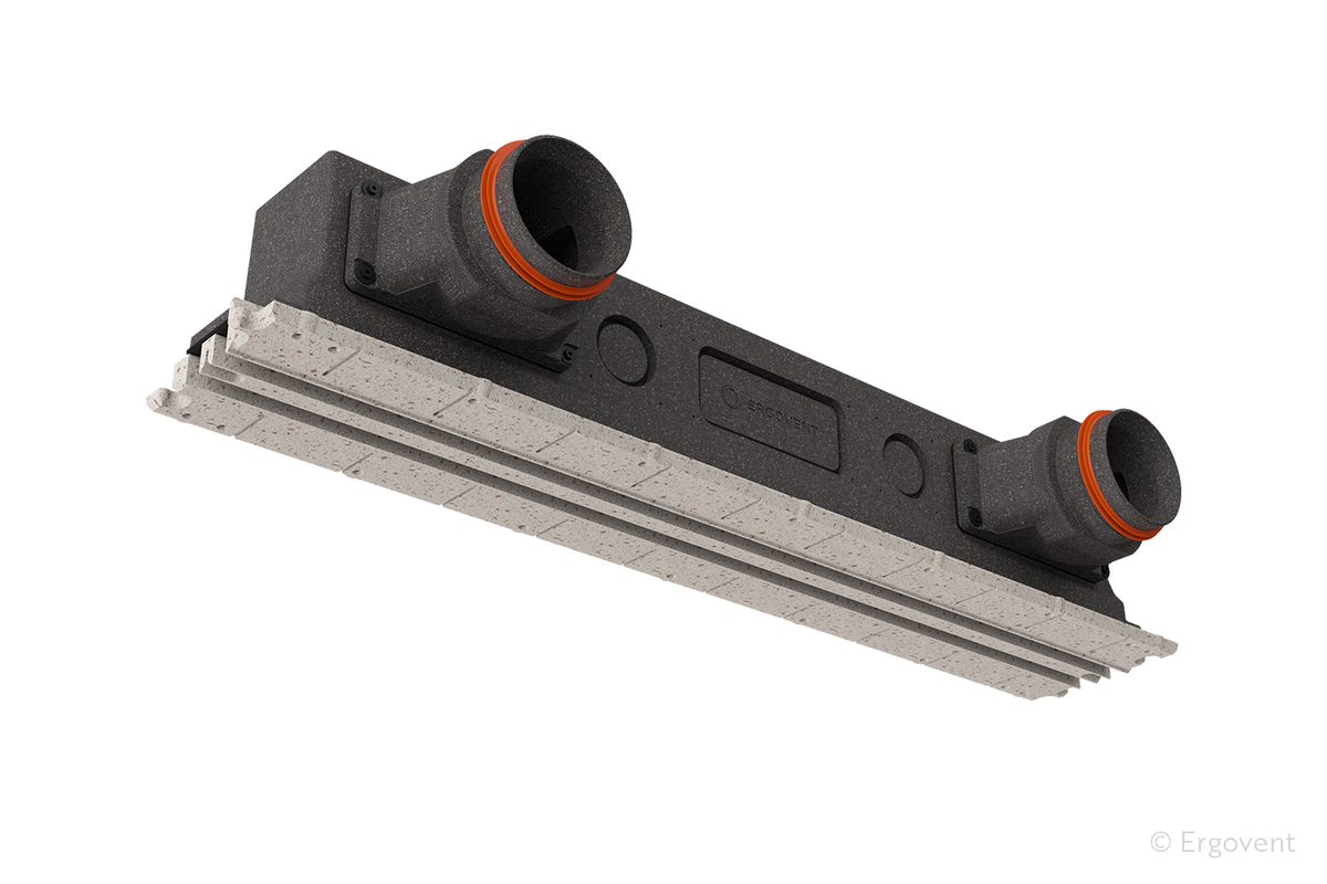 Diffuseur Linéaire Invisible Climatisation LINEO PRO CONDI 125 – 2 Fentes – ERGOVENT