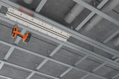 Diffuseur Linéaire Invisible Climatisation LINEO PRO CONDI 125 – 2 Fentes – ERGOVENT
