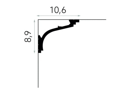 moulure impermeable, résistante UV