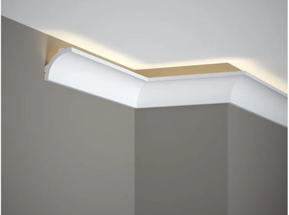 Corniche LED MD210 avec éclairage indirect au plafond