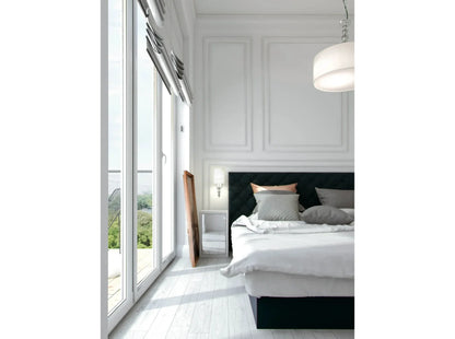 Corniche de plafond MDB064 Mardom Decor installée dans une chambre au style classique