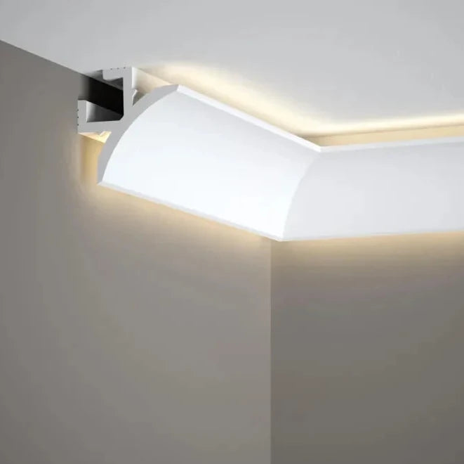 Corniche plafond QL002 prête à peindre pour finition moderne