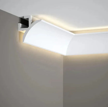 Corniche plafond QL002 prête à peindre pour finition moderne