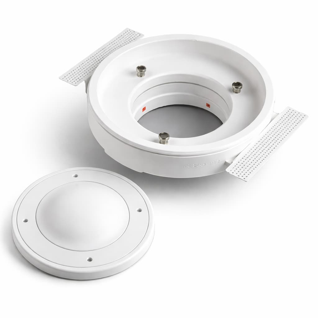 Bouche de ventilation design invisible avec capot amovible pour entretien et réglage
