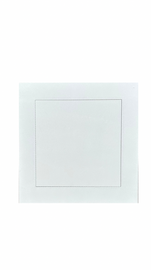 Trappe de visite invisible pour plafond en plaque de plâtre - 30 x 30 cm