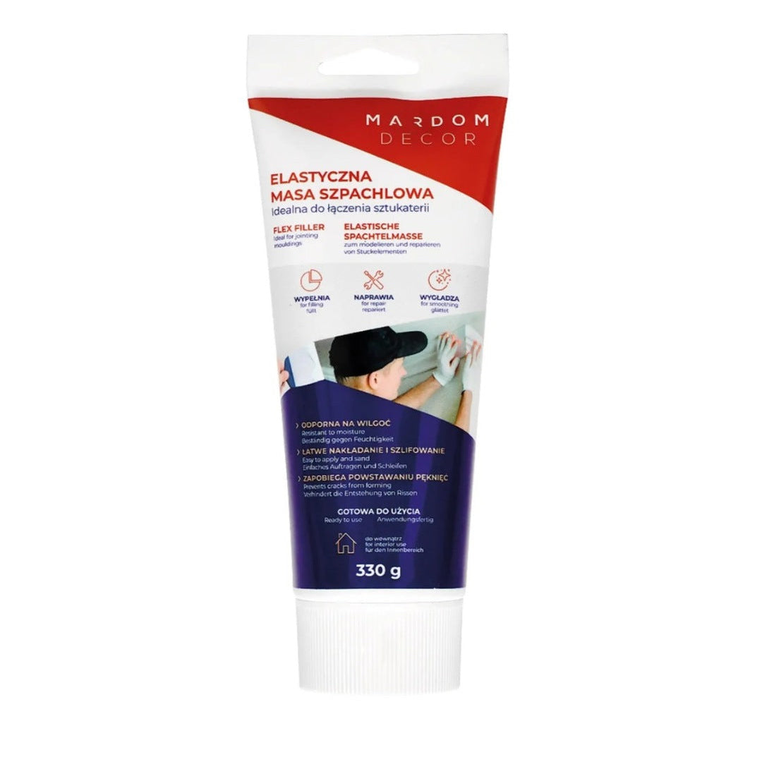 Pâte à joint Mardom Decor 330 g pour finition de corniches et moulures