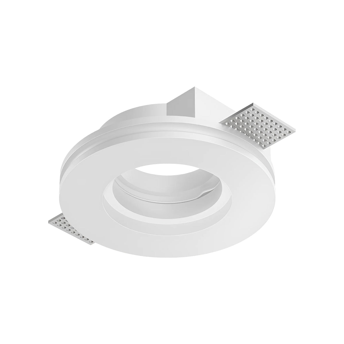Spot encastrable invisible rond Ø100 mm en plâtre pour ampoule GU10