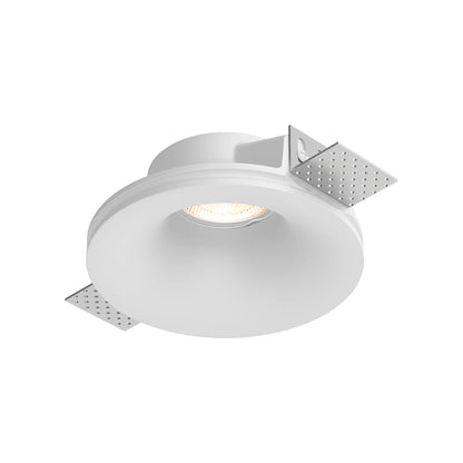 Spot encastrable invisible en plâtre Ø130 mm avec douille GU10