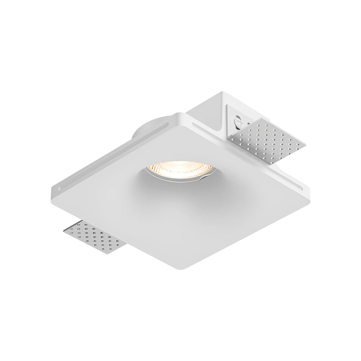Spot invisible carré 120 x 120 mm avec ampoule GU10