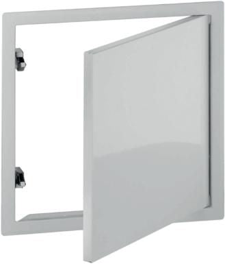 Vue de face Trappe de Visite Aluminium Blanche – Pour Cloison et Plafond