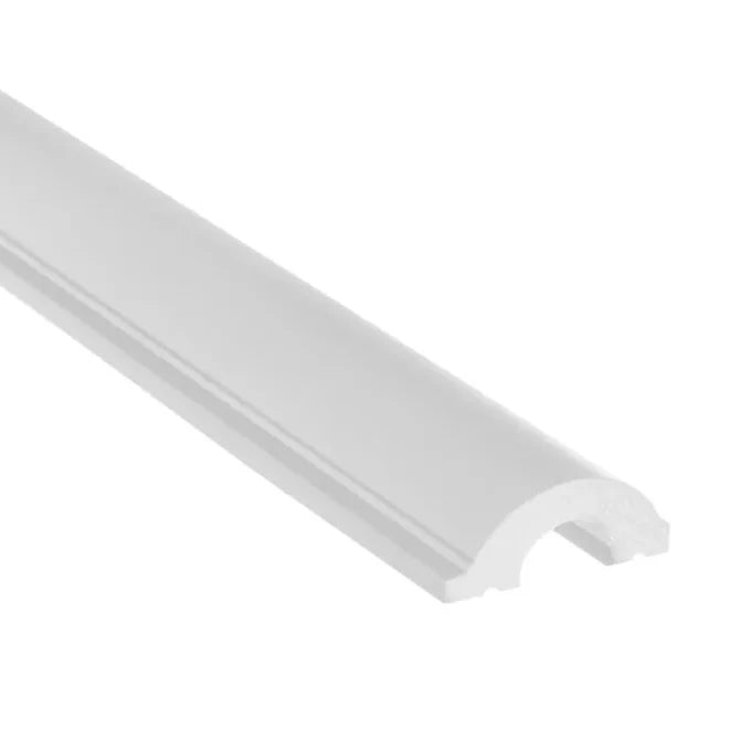 Extrémité droite WP001R Duna blanche de 270 cm pour finition du panneau mural WP001
