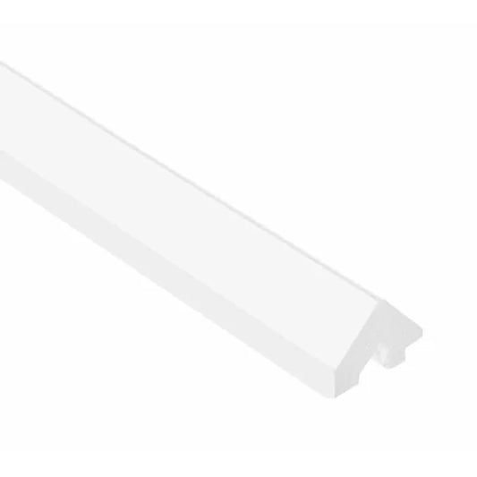 Finition gauche WP003LT Vivid blanche de 200 cm en perspective pour panneau mural WP003T