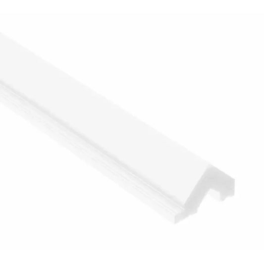 Finition droite WP003R Vivid blanche de 270 cm en perspective pour panneau mural WP003