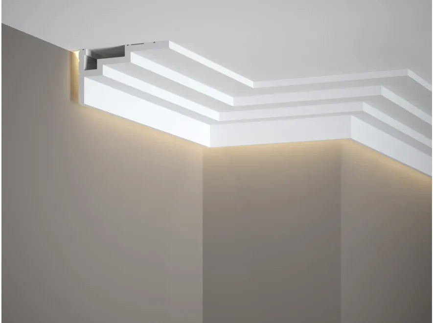 Éclairage indirect avec corniche plafond LED QL025