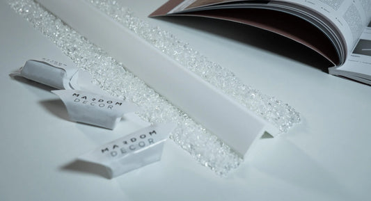 Cornière d’angle MD237 Mardom Decor blanche 200 x 3 x 3 cm, profilé de protection et décoration murale