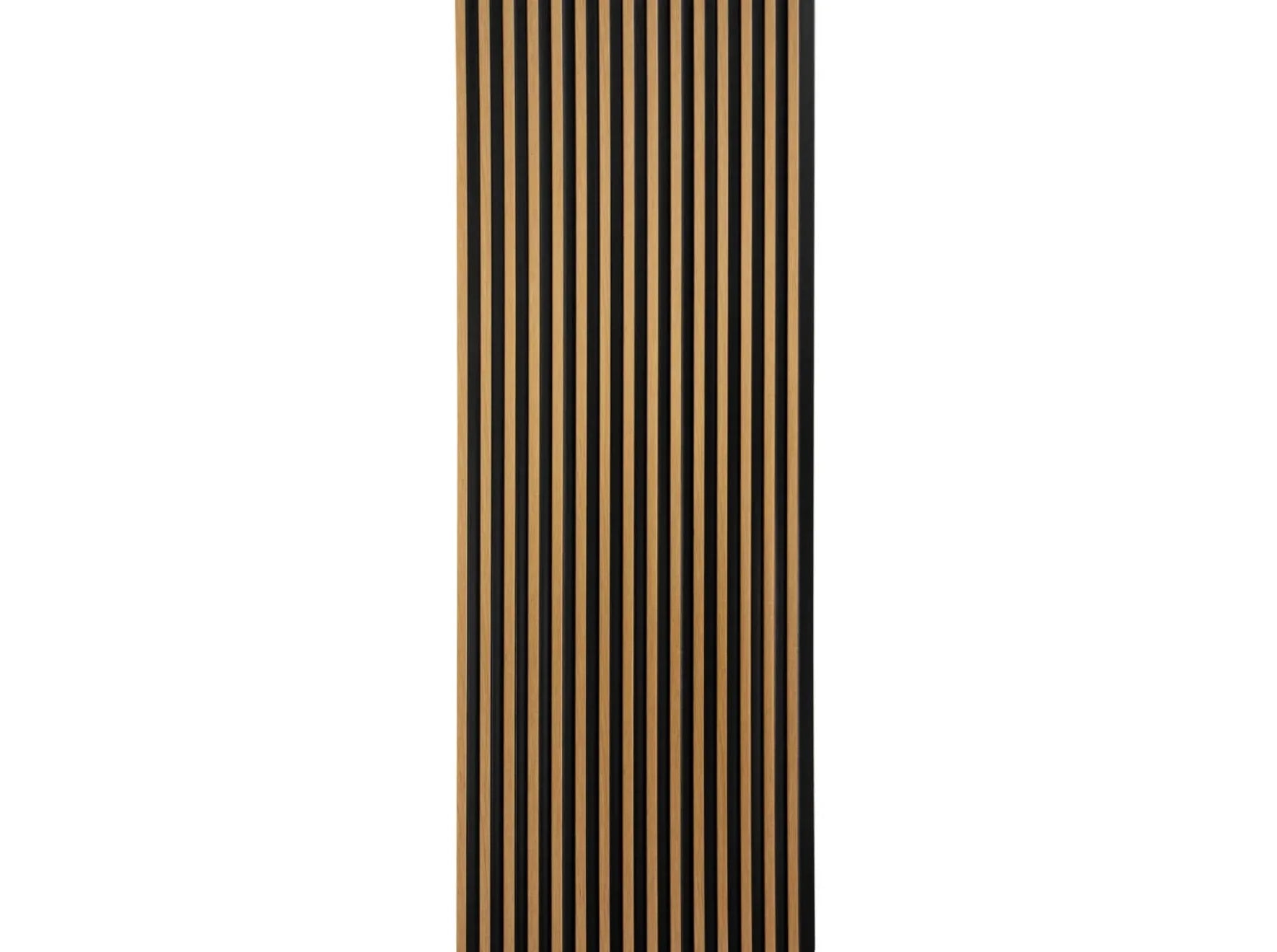 Panneau mural 3D complet Stretto L0105 en chêne naturel - dimensions 270 x 12 x 1,2 cm