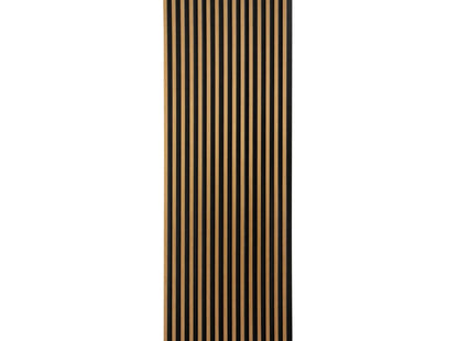 Panneau mural 3D complet Stretto L0105 en chêne naturel - dimensions 270 x 12 x 1,2 cm