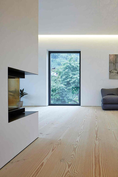profilé aluminium dans un salon