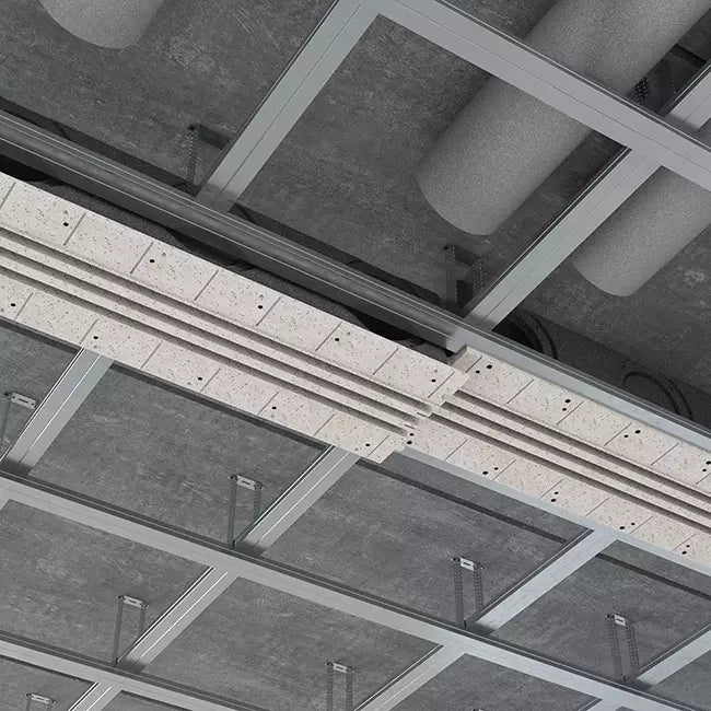 Diffuseur climatisation invisible ERGOVENT LINEO PRO CONDI 1000 mm – 3 fentes plafond placo