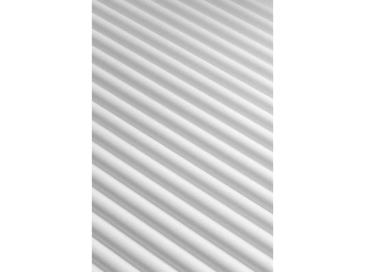 Texture diagonale du panneau mural 3D Sereno L0401 - surface ondulée blanche en relief